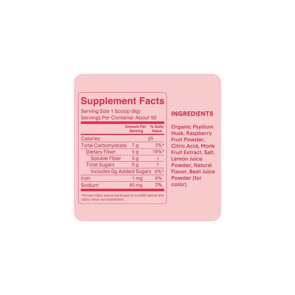 Suplemento en polvo de fibra de cáscara de psyllium