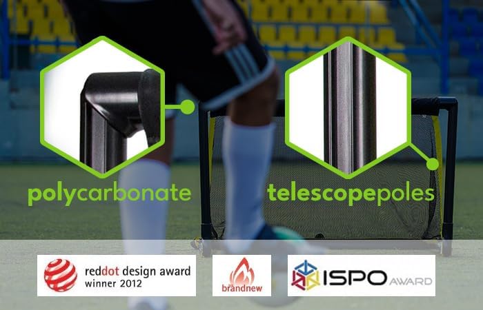 Porteria desplegable de marco solido para entrenamientos