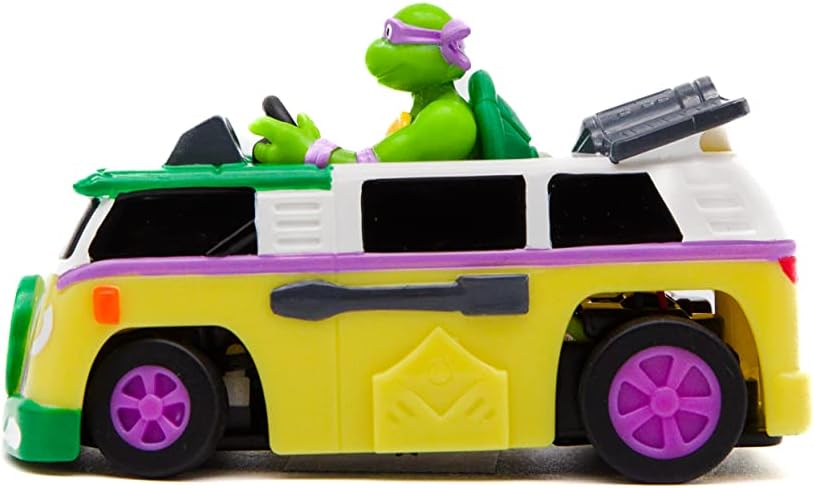 Micro Shell Racers TMNT, Control Remoto 2.4 Ghz, Donatello