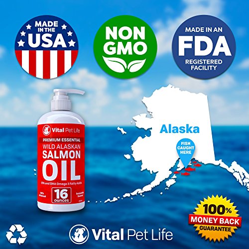 Aceite de salmón para perros gatos y caballos