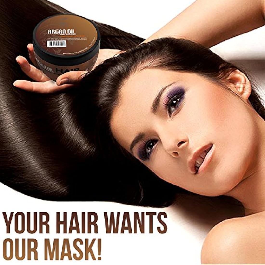 Mascarilla para el cabello de aceite de argán-Acondicionador