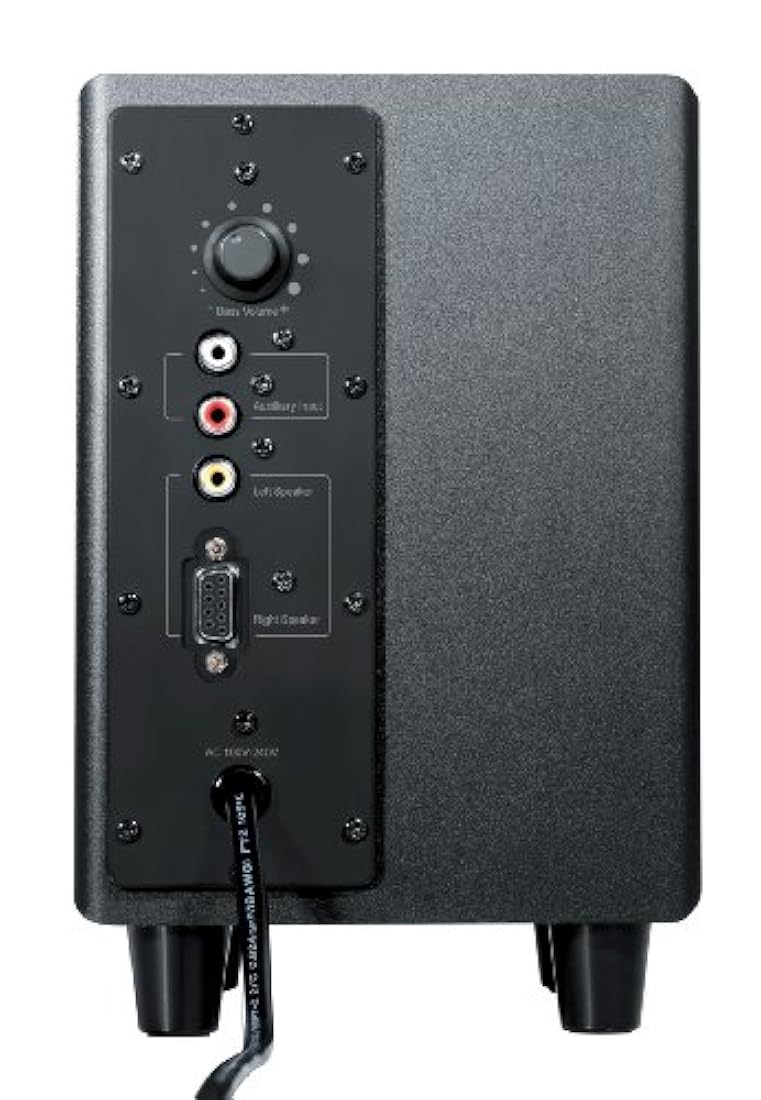 Sistema de altavoces negro