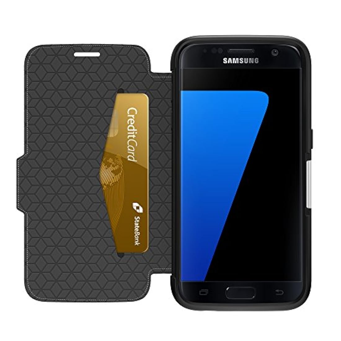 Funda para Samsung Galaxy S7, 3XL. Negro.