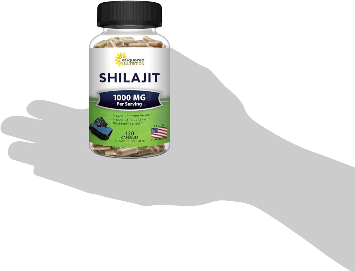 Suplemento Nutrition extracto puro Shilajit 1000mg - 120 cáp