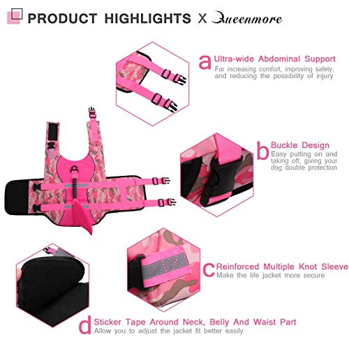 Queenmore Chaleco salvavidas Ripstop ajustable