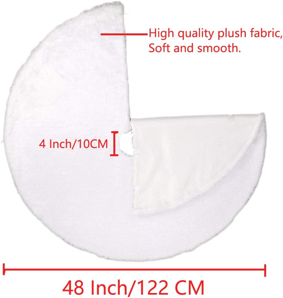 Funda de Árbol de Navidad AISENO 48 Pulgadas de Peluche