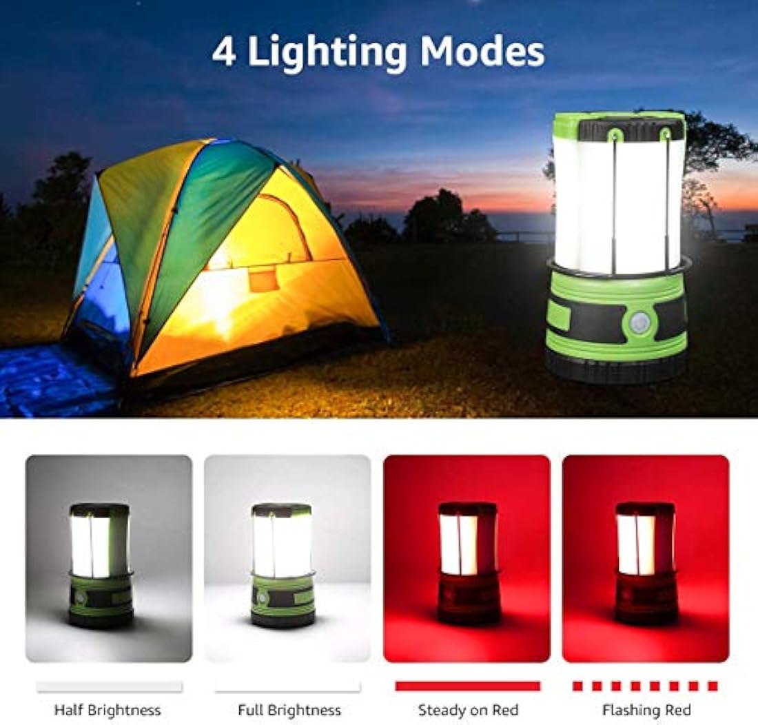 Linterna de camping LED recargable