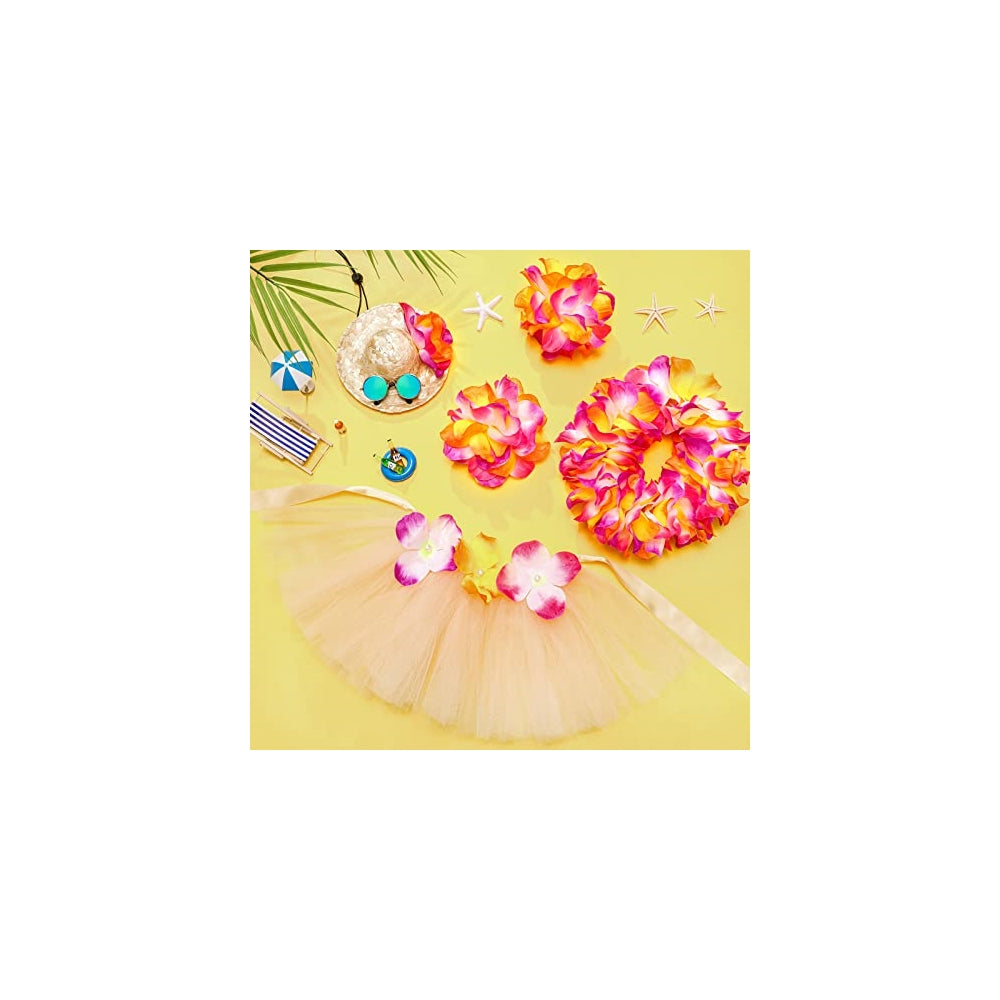 Disfraces 6 piezas hawaiano para perros talla única