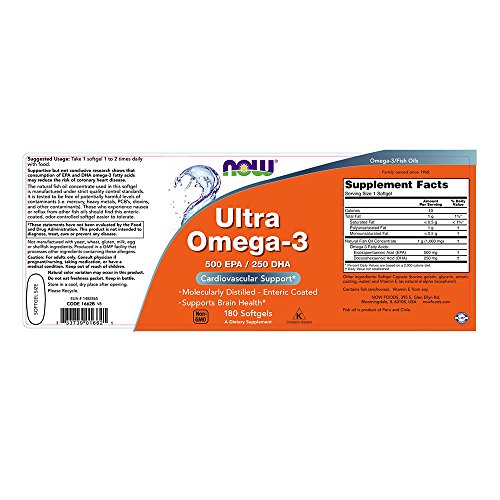 Ultra Omega-3 destilado molecularmente y con recubrimiento