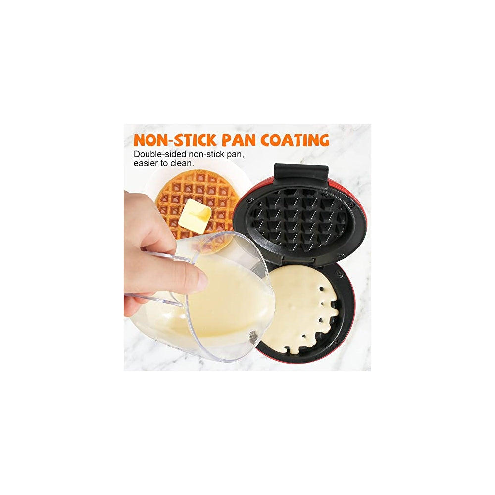 Wafleras Mini máquina para hacer gofres 4 pulgadas