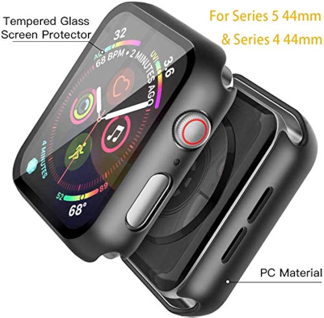 Carcasa rígida compatible con Watch Series 5 Series 4 44MM