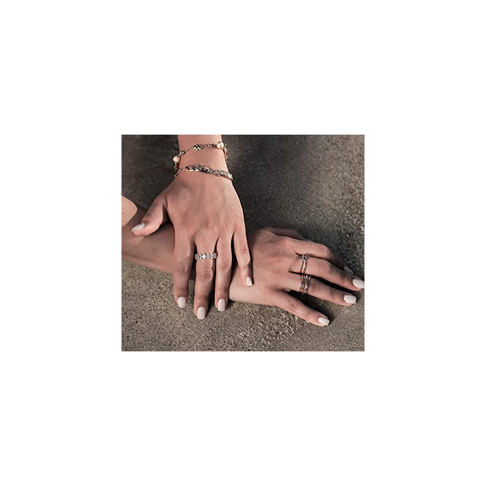 Pulseras de elefante chapado en oro de 18 quilates