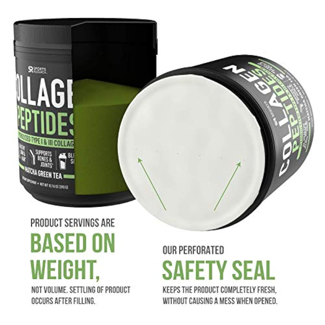 Polvo de péptidos de colágeno Alimentado con hierba