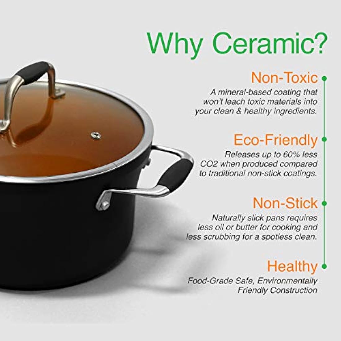 Juego de ollas de 14 piezas NUTRICHEF NCCWALN14