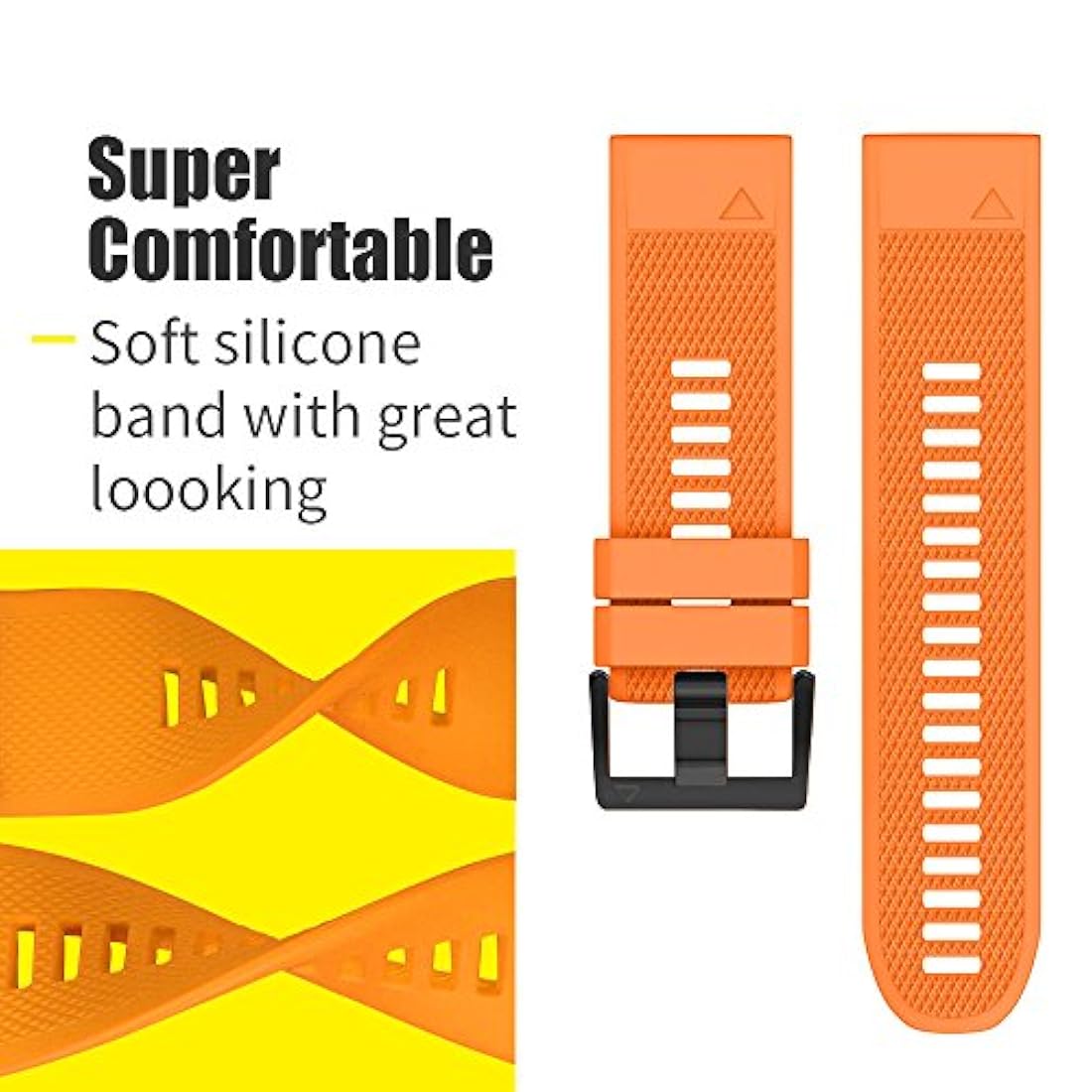 Ancool - Correa de repuesto para reloj Fenix 5X y Fenix 3