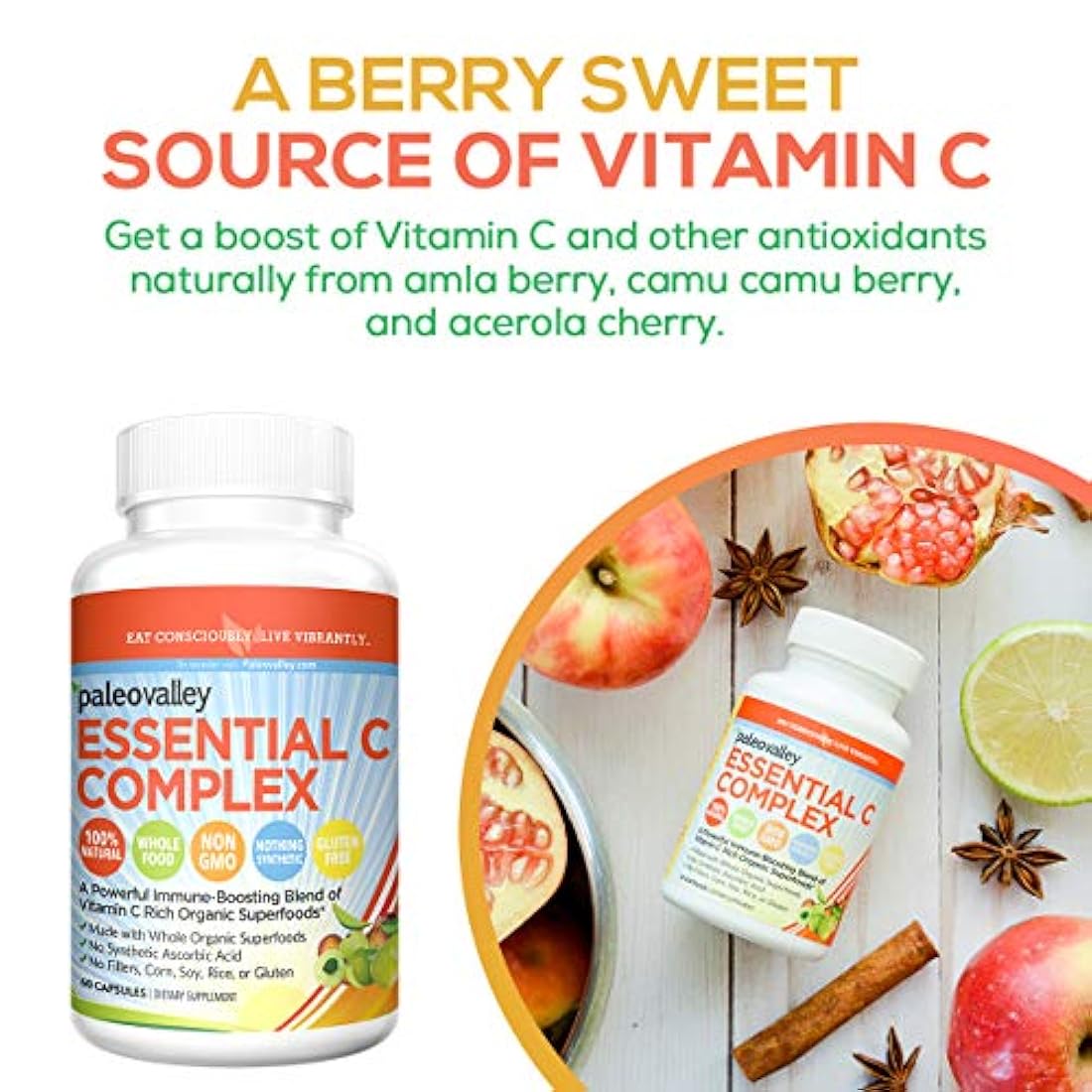Complejo C esencial (450 mg, suministro de 30 días)