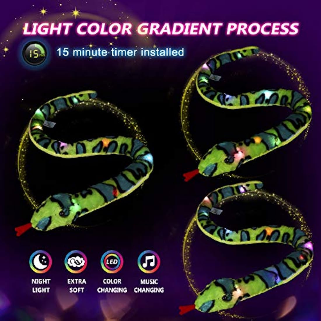 Peluches animal de peluches realista de serpiente 39.4