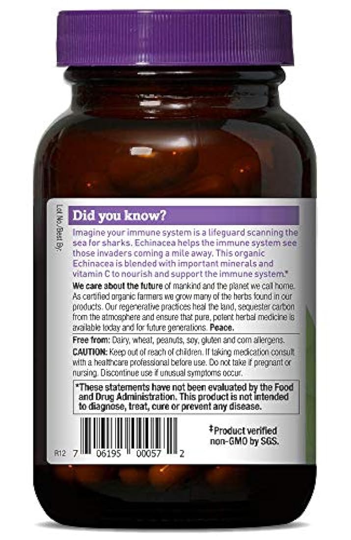 Suplemento de hierbas orgánico Oregon's Wild Harvest