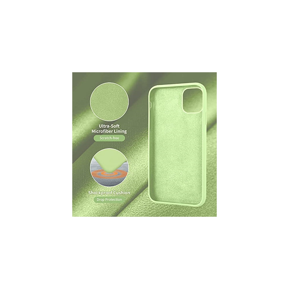 Fundas y Estuches para iPhone 11 silicona Verde Te