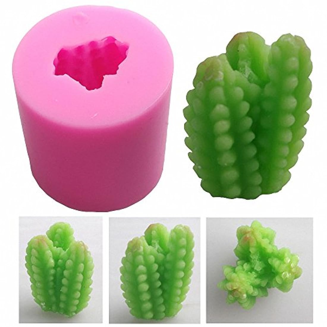 MoldFun - Moldes para velas de cactus 3 unidades