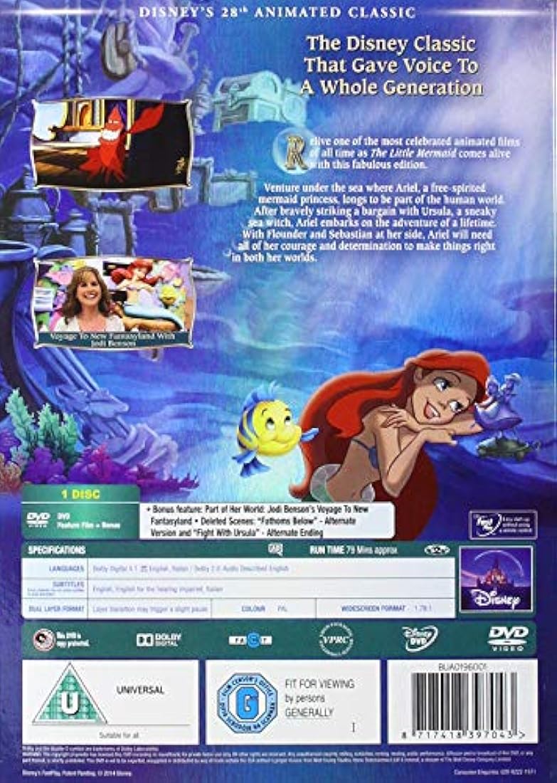 DVD Disney Classics No. 28: The Little Mermaid