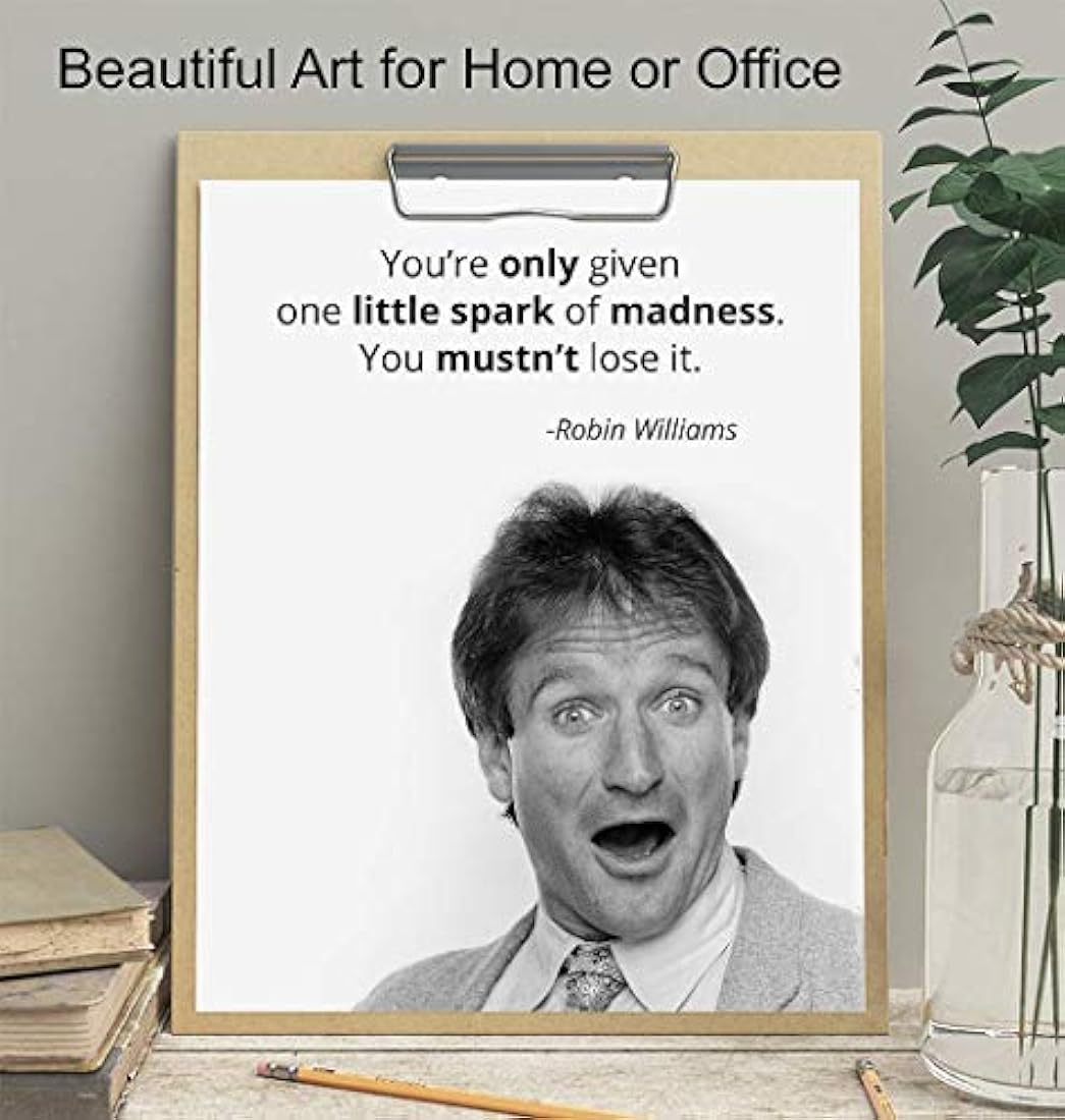cartel decorativo de pared de Robin Williams