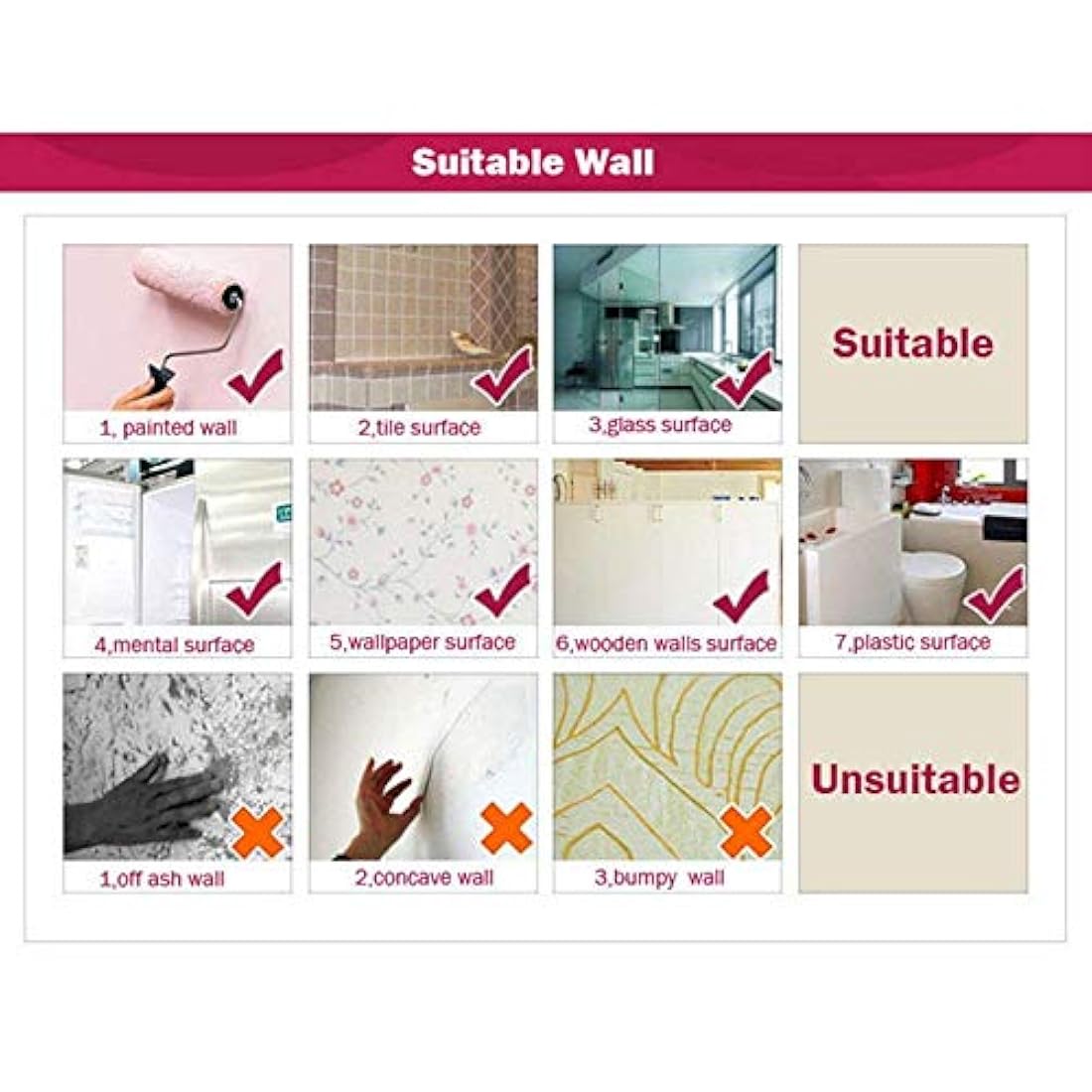 Benbo Unicorn calcomanías de pared que brillan oscuridad