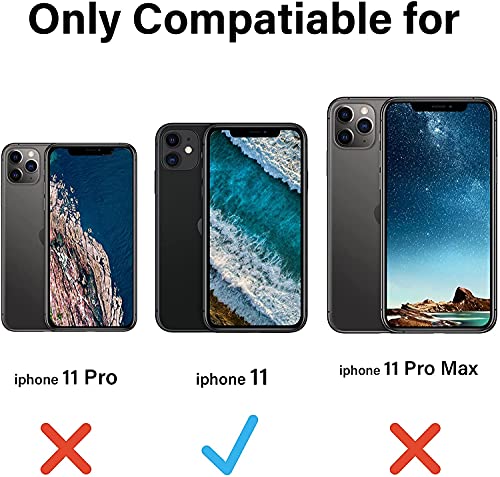 OTOFLY Funda para iPhone 11, ultra delgada, de gel de silicona líquida con protección completa antiarañazos, a prueba de golpes, compatible con iPhone 11 (rosa hielo)