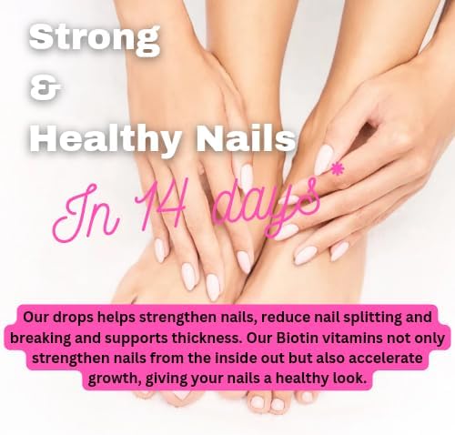 Gotas de colágeno líquido premium con biotina