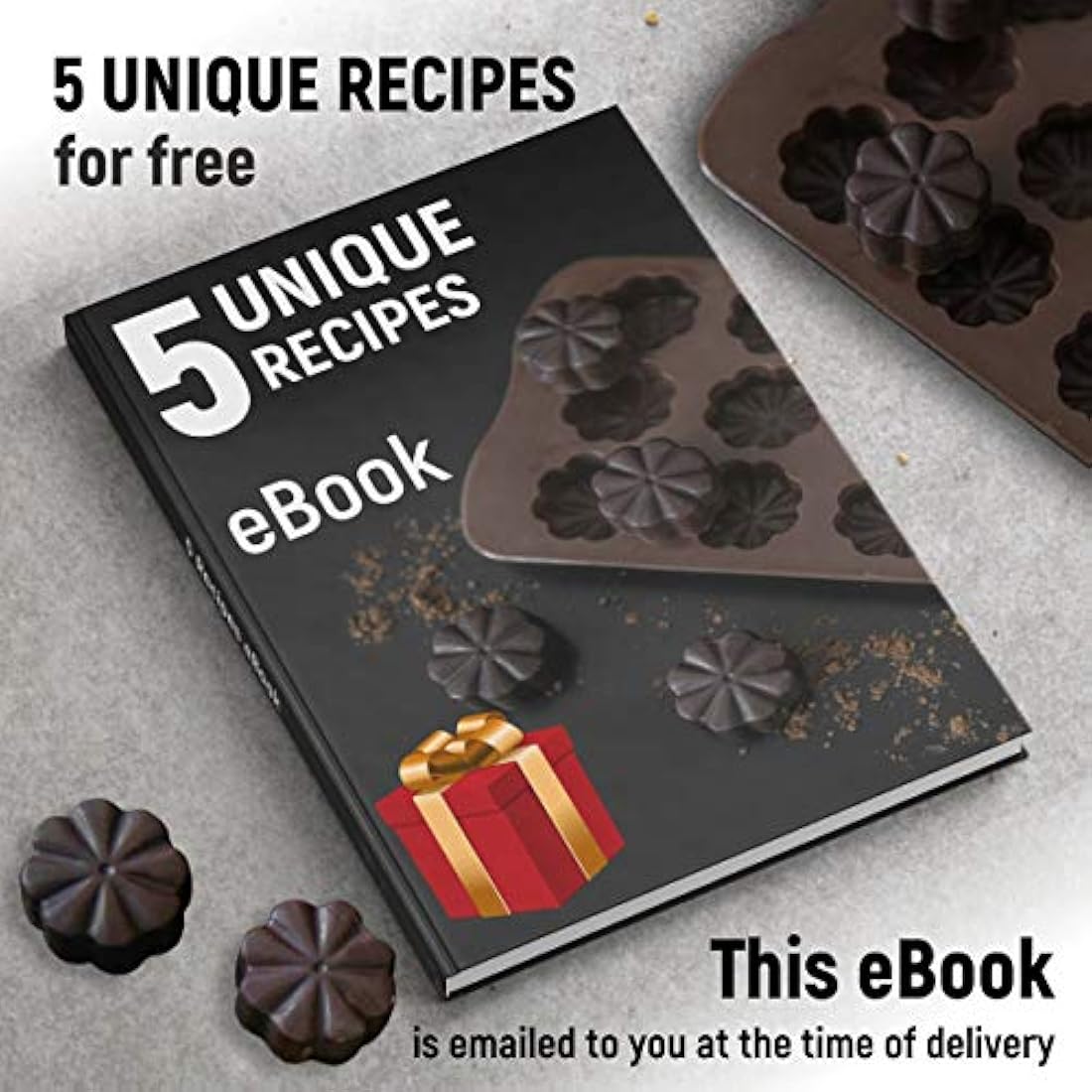 Moldes de silicona para chocolate