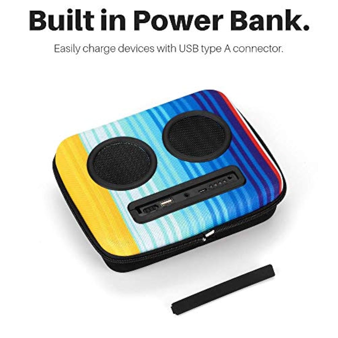 Parlantes, altavoz Bluetooth, 1 enfriador con altavoces