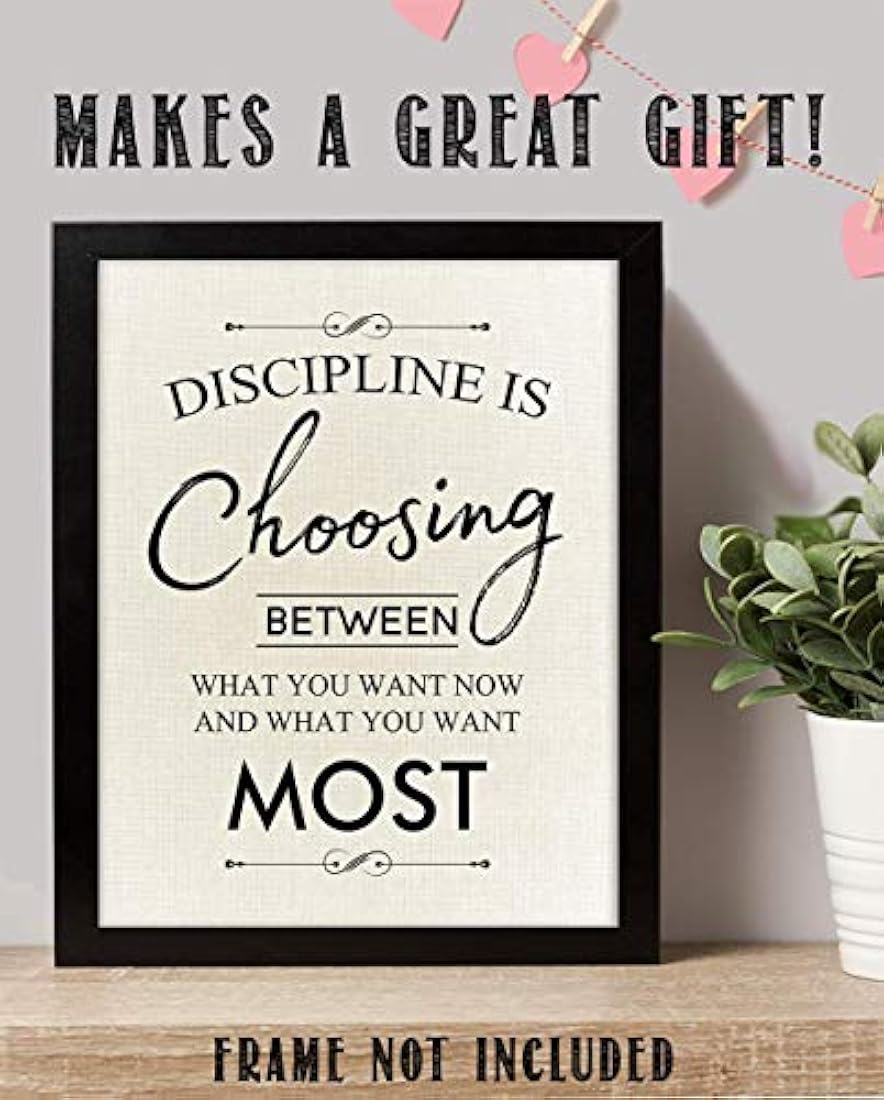 Arte de pared motivacional - Impresión sin marco de 11 x 14