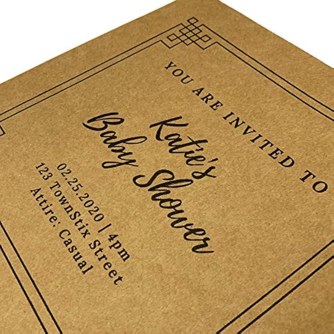 40 hojas, cartulina kraft marrón, 10.58 oz / m²