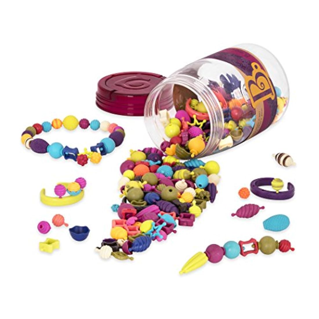Kit de manualidades – Collares, anillos, pulseras – 4 años