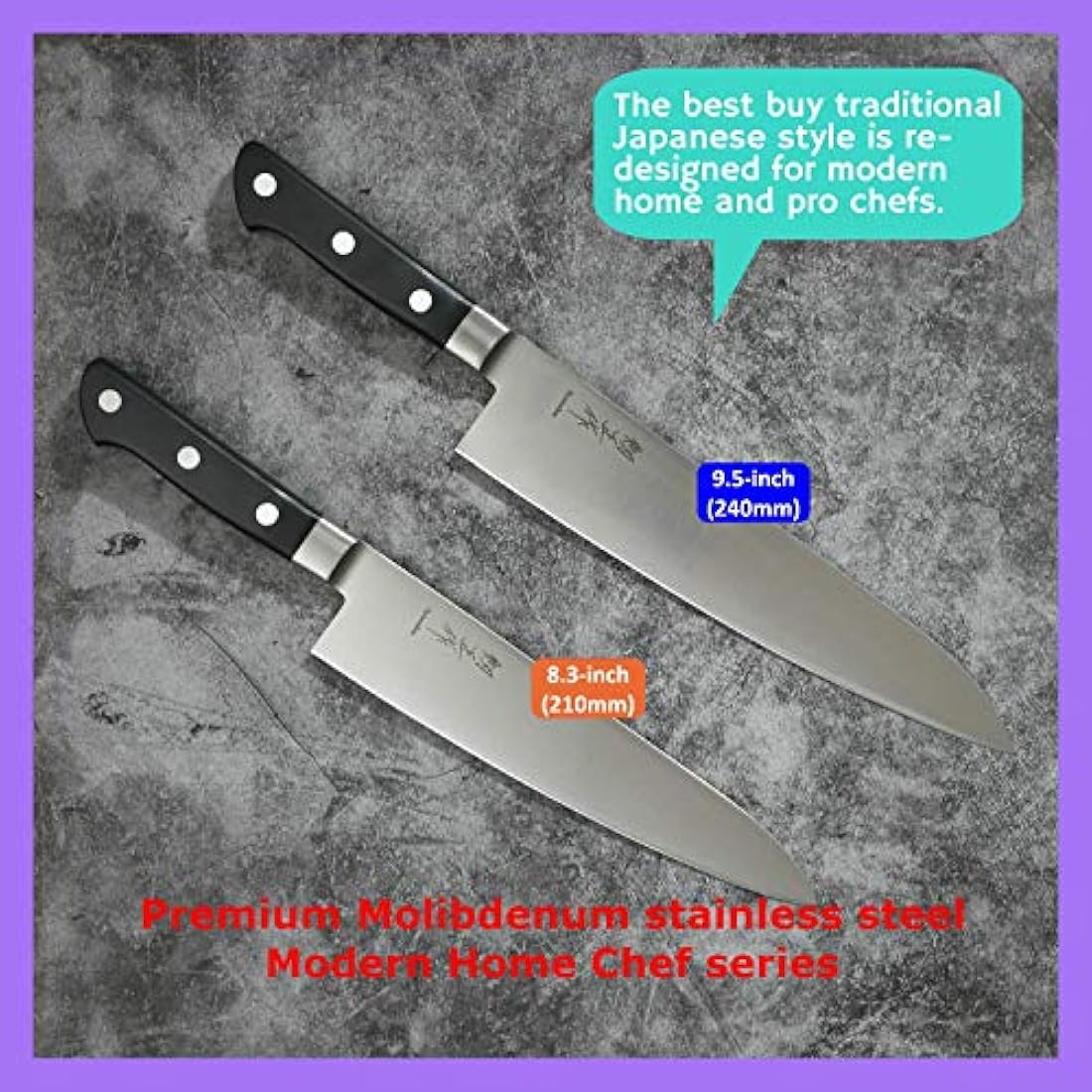 Syosaku - Cuchillo de cocina (acero inoxidable)