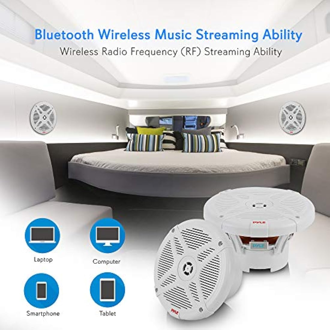 Parlantes Altavoces marítimos PYLE PLMRF65MW