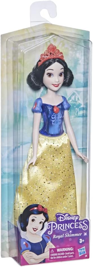 Muñeca Snow White Royal Shimmer Disney, con accesorios y falda