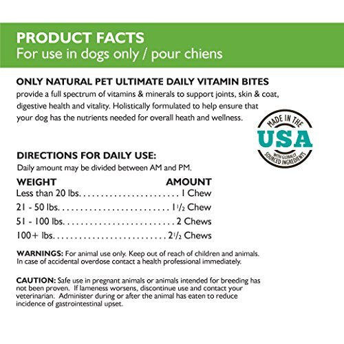 Suplemento nutricional de Natural Pet Ultimate Daily Vitamin