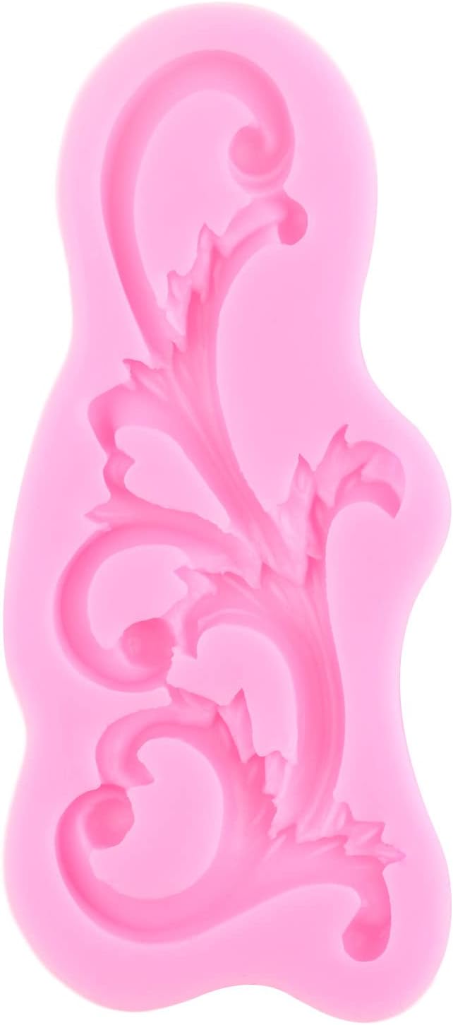 Molde de fondant barroco para fondant decoración de pasteles