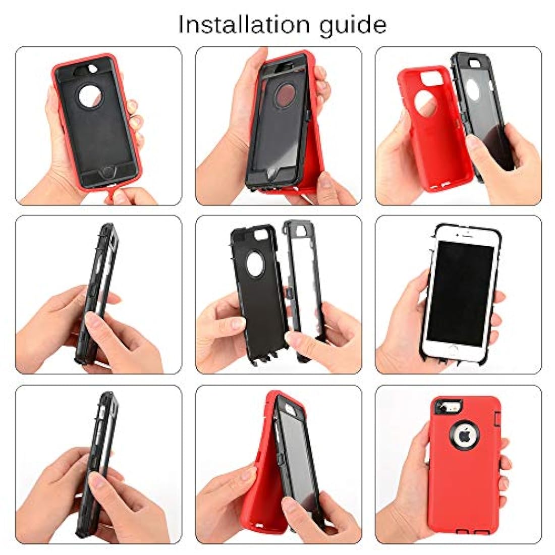 MAXCURY - Funda de protección para iPhone 6 Plus