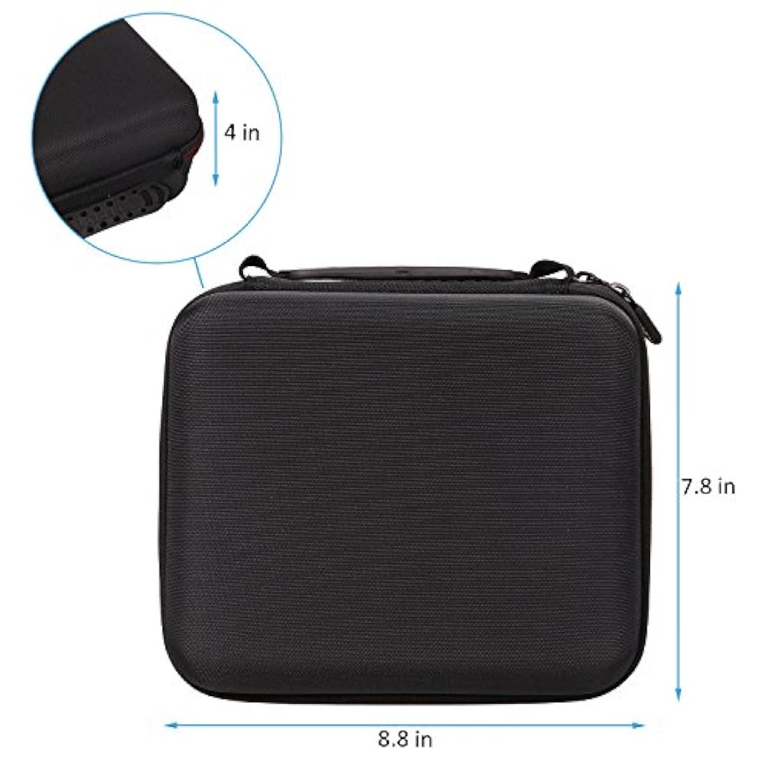 LTGEM - Funda rígida de EVA resistente al agua para faros delanteros, LED, bolsa de almacenamiento