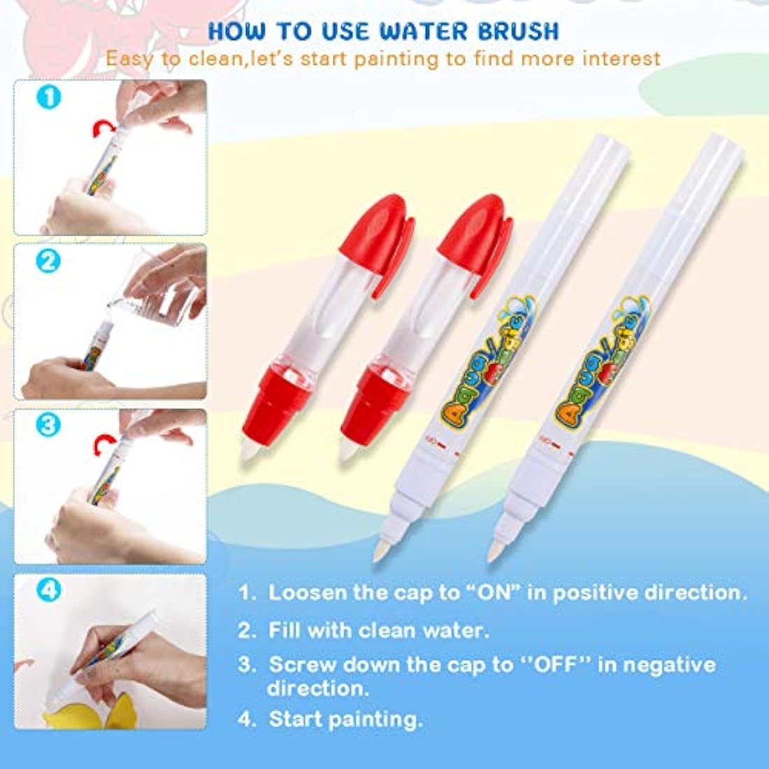 Esterilla de dibujo para niños FREE TO FLY