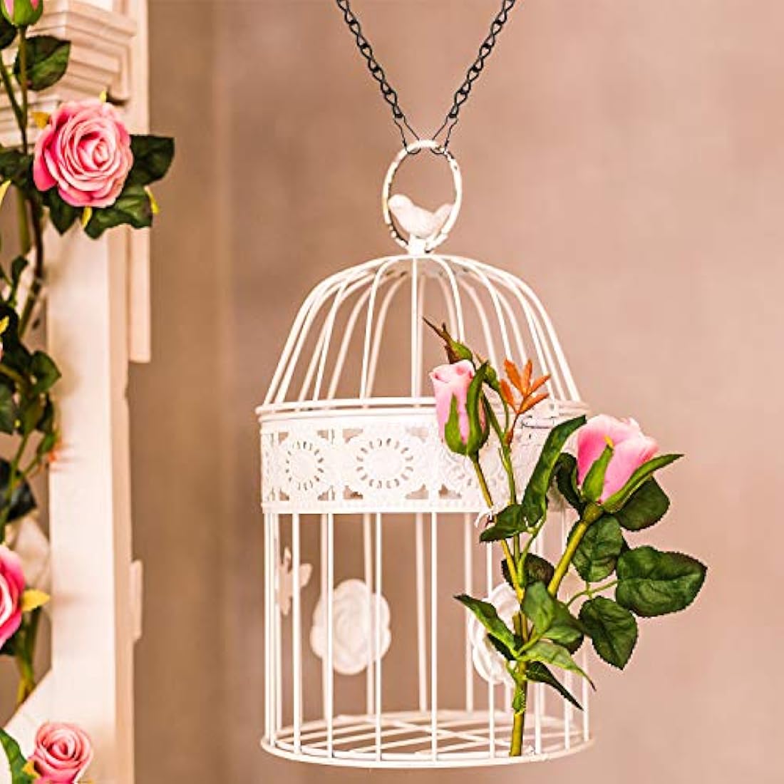 Paquete de 2 cadenas colgantes para comederos de pájaros,