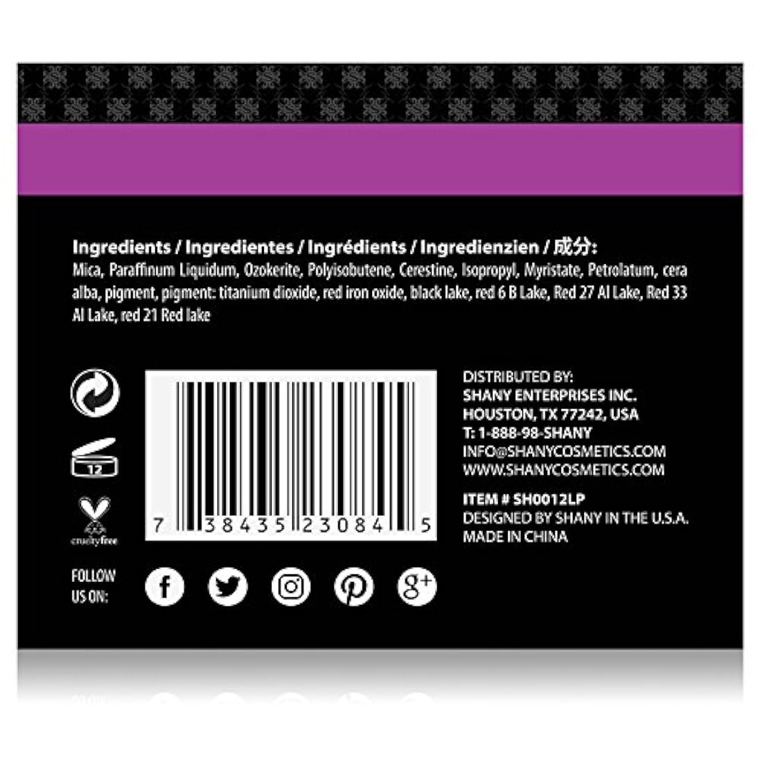 Shany juego de labiales suaves y brillosos