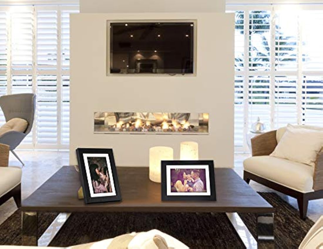 marcos de madera de 5 x 7, en Madera, color Negro