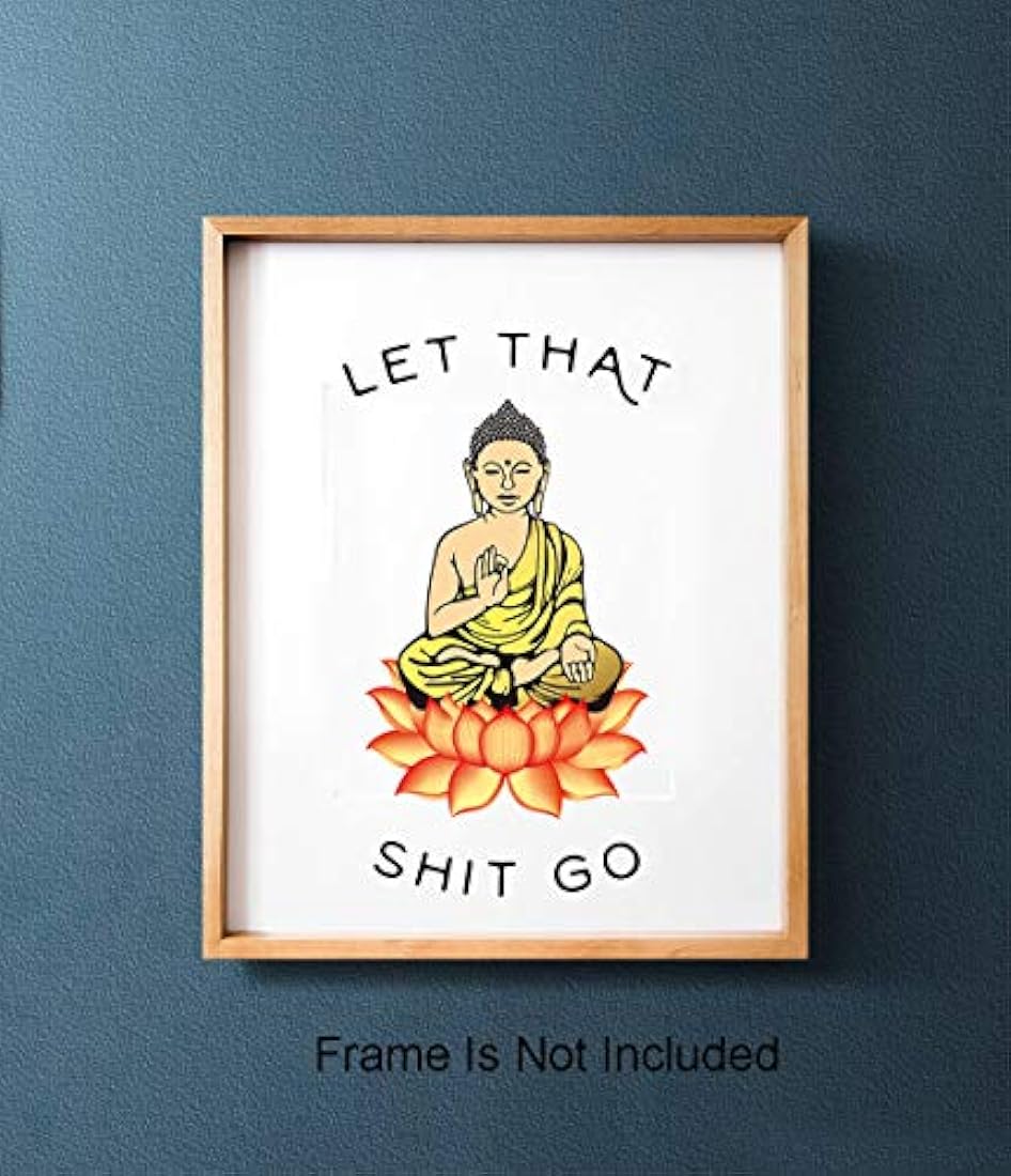 Juego de 1 para decoración, de impresiones budistas