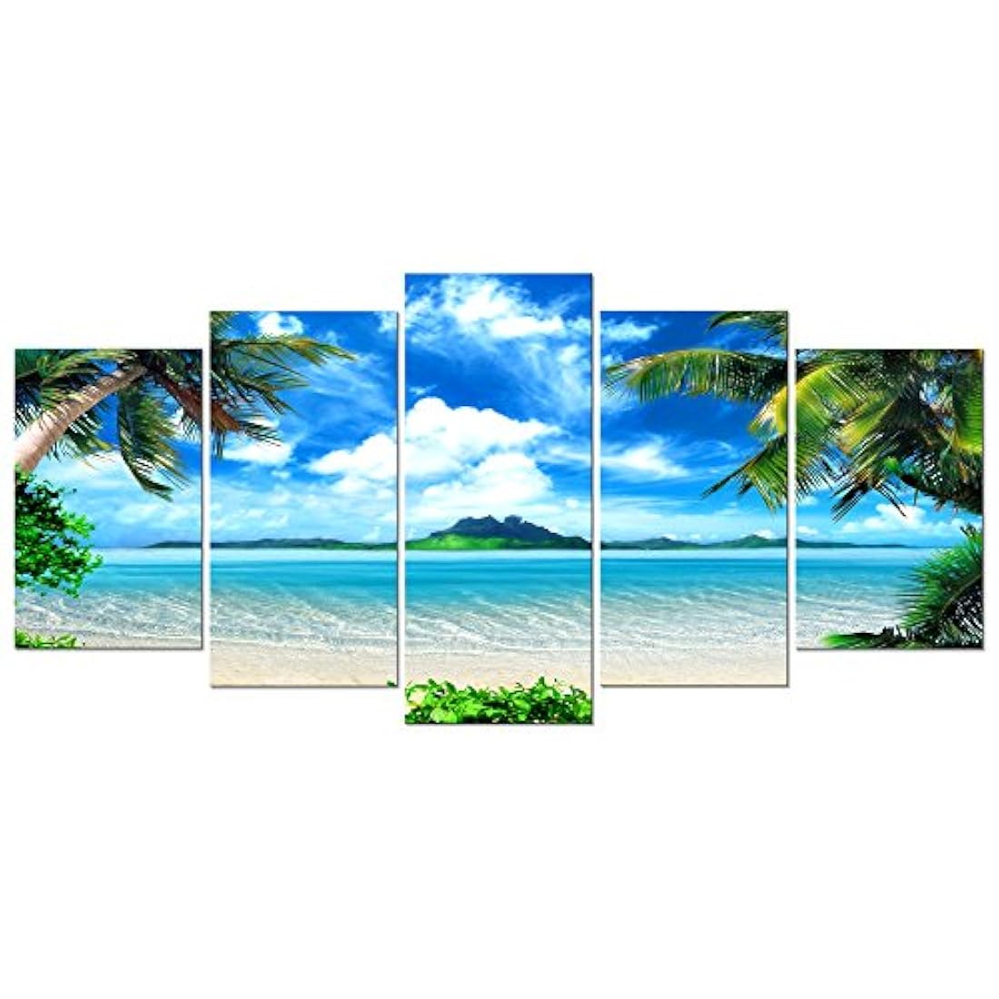 Lienzo decorativo (5 piezas, enmarcado y estirado)