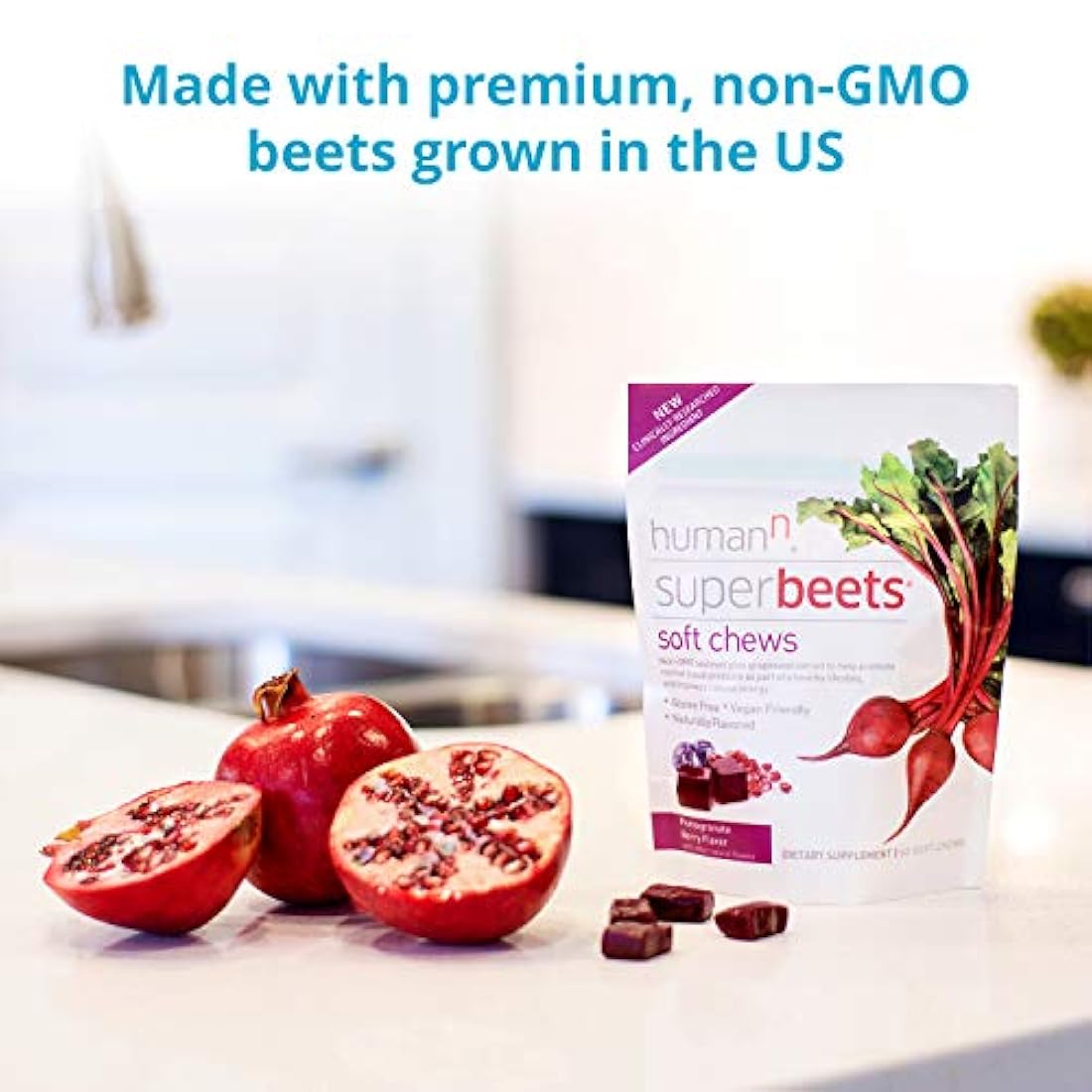 HumanN Extracto de semilla de uva y polvo de remolacha