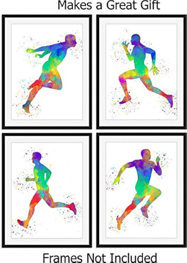 4 impresiones sin marco, fondo blanco decoración para pared