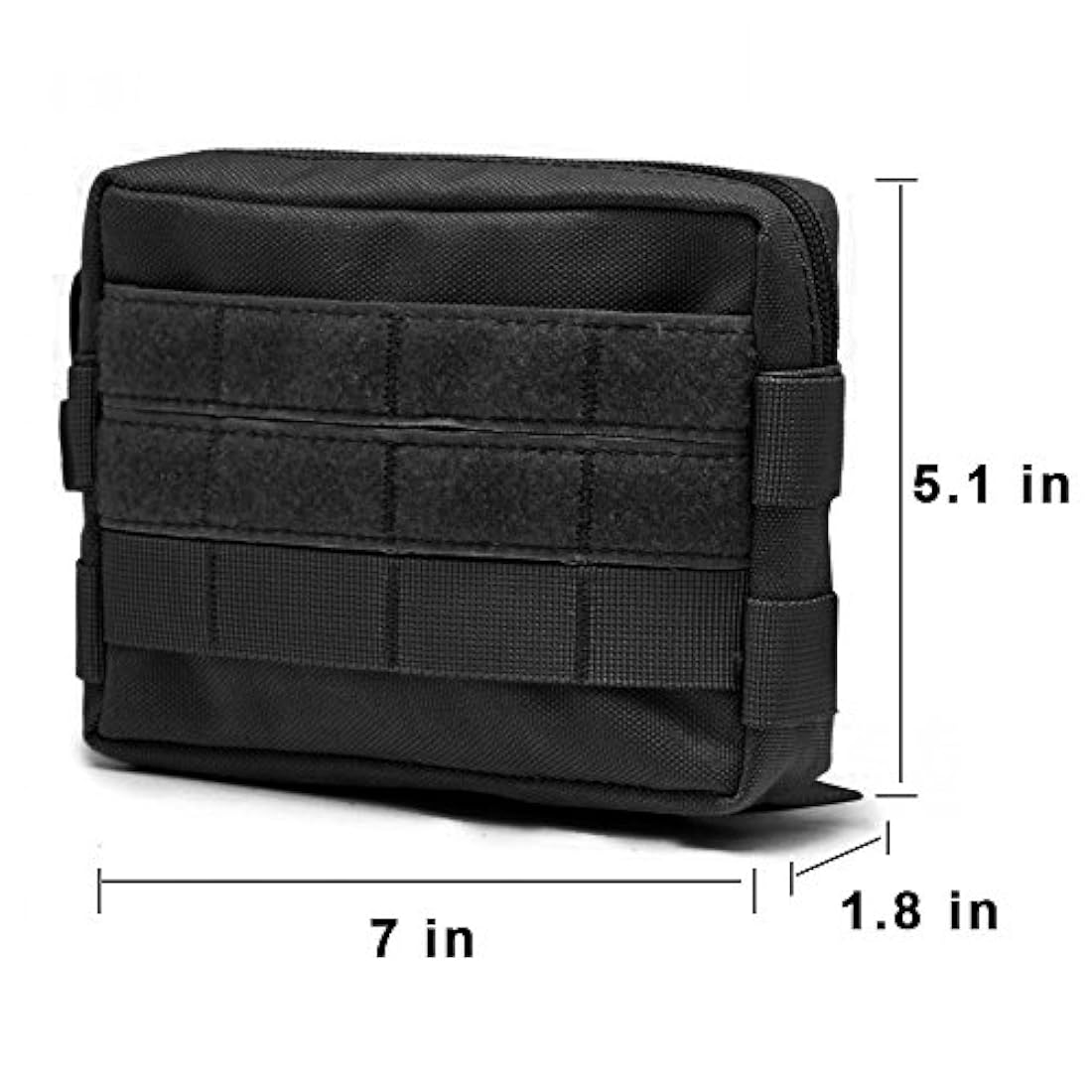 2 unidades Molle bolsa táctica EDC bolsa de administrador
